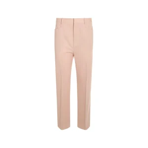 LIGHT PINK WOOL PANTS