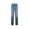 MID BLUE COTTON PANTS