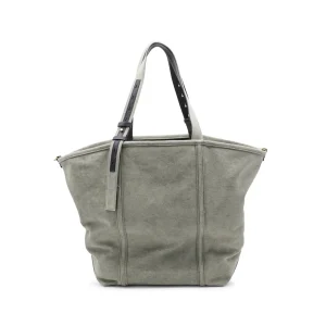 MILITARY GREEN COTTON TOTE