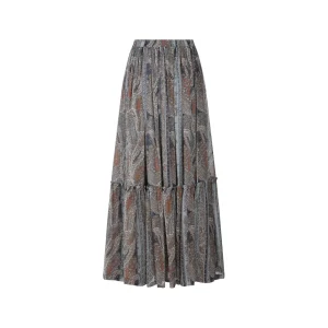 MULTICOLOR SILK SKIRT