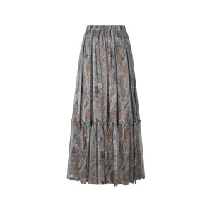 MULTICOLOR SILK SKIRT