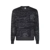 NAVY AND GREY WOOL KNITWEAR