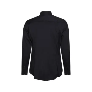 NAVY BLUE COTTON BLEND SHIRT