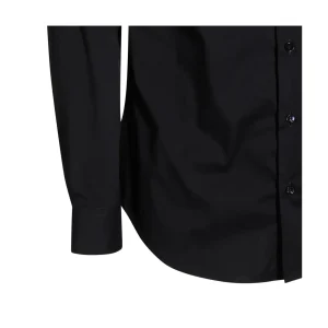 NAVY BLUE COTTON BLEND SHIRT