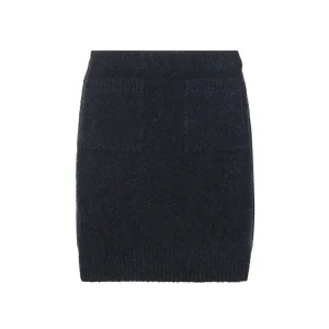 NAVY BLUE COTTON SKIRT