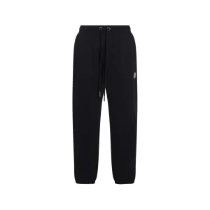 NAVY BLUE COTTON TRACK PANTS