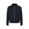 NAVY BLUE LEATHER JACKET