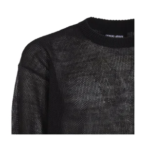 NAVY BLUE LINEN KNITWEAR