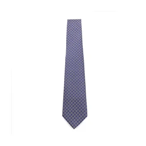 NAVY BLUE SILK TIE