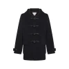 NAVY BLUE WOOL COAT