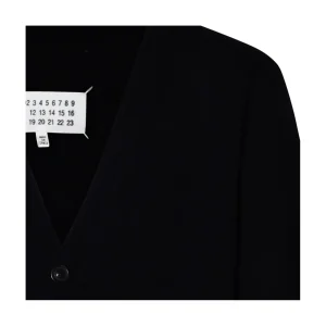 NAVY BLUE WOOL KNITWEAR