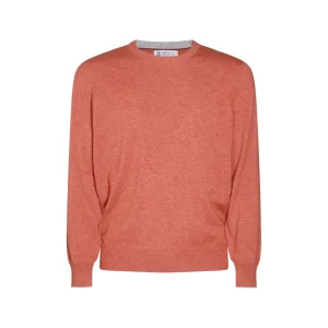 ORANGE WOOL KNITWEAR