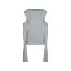 PALE BLUE WOOL KNITWEAR