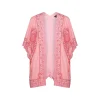 PINK AND RED SILK TOP