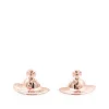 PINK BRASS EARRINGS