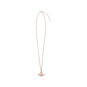 PINK GOLD BRASS NECKLACE