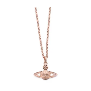 PINK GOLD BRASS NECKLACE