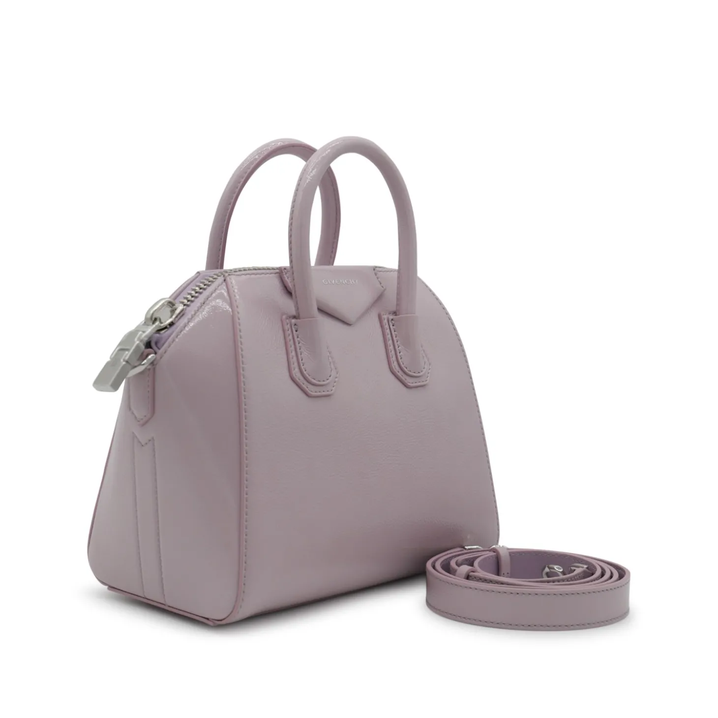pink_leather_antigona_top_1.webp PINK LEATHER ANTIGONA TOP HANDLE BAG