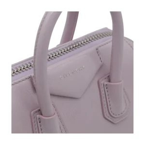 PINK LEATHER ANTIGONA TOP HANDLE BAG