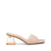 PINK LEATHER SANDALS