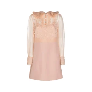 PINK SILK DRESS