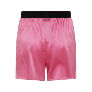 PINK SILK SHORT