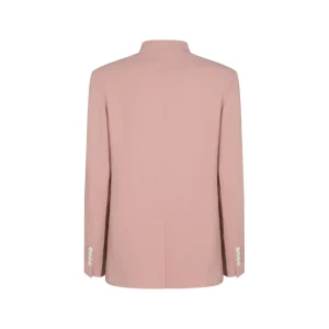 PINK VISCOSE CASUAL JACKET