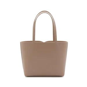 POWDER PINK LEATHER TOTE BAG