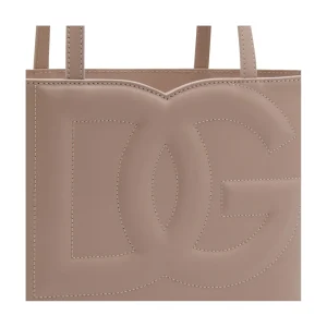 POWDER PINK LEATHER TOTE BAG