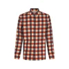 RED AND BLACK COTTON SHIRT