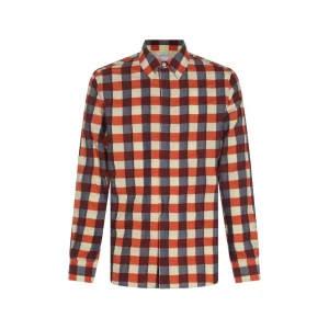 RED AND BLACK COTTON SHIRT