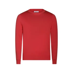 RED COTTON KNITWEAR