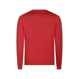 RED COTTON KNITWEAR