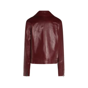 RED LEATHER JACKET