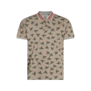 SAND COTTON POLO SHIRT