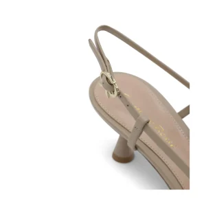 SAND LEATHER PUMPS