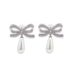 SILVER BRASS EARRINGS