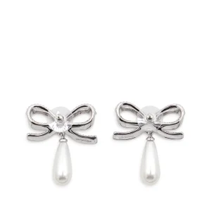 SILVER BRASS EARRINGS