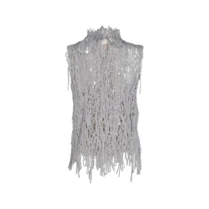 SILVER TONE COTTON KNITWEAR
