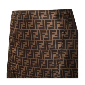 TOBACCO SILK SKIRT
