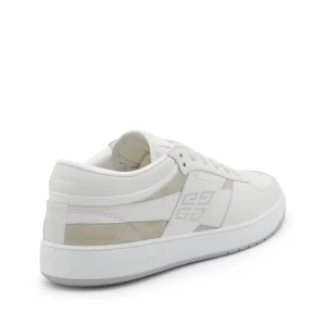 WHITE AND BEIGE SNEAKERS