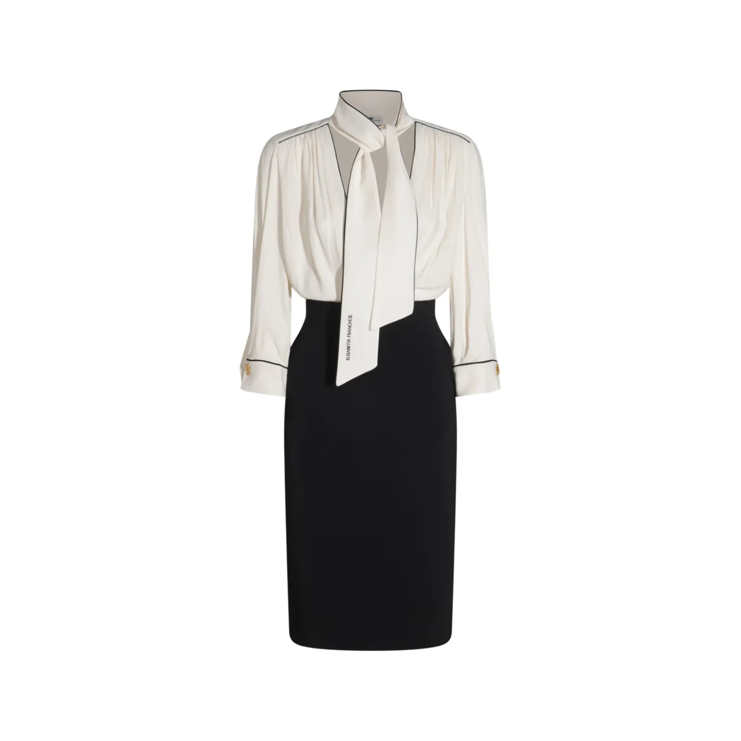 white_and_black_mini_dres_0.webp WHITE AND BLACK MINI DRESS