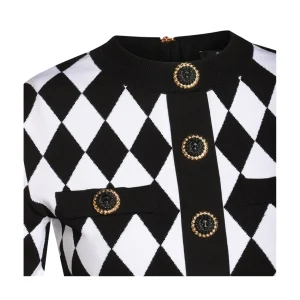 WHITE AND BLACK VISCOSE TOP