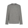 WHITE AND BLACK WOOL KNITWEAR