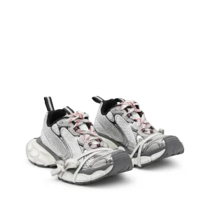 WHITE AND GREY 3 XL SNEAKERS