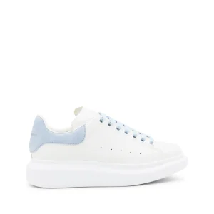 WHITE AND LIGHT BLUE OVERSIZE SNEAKERS