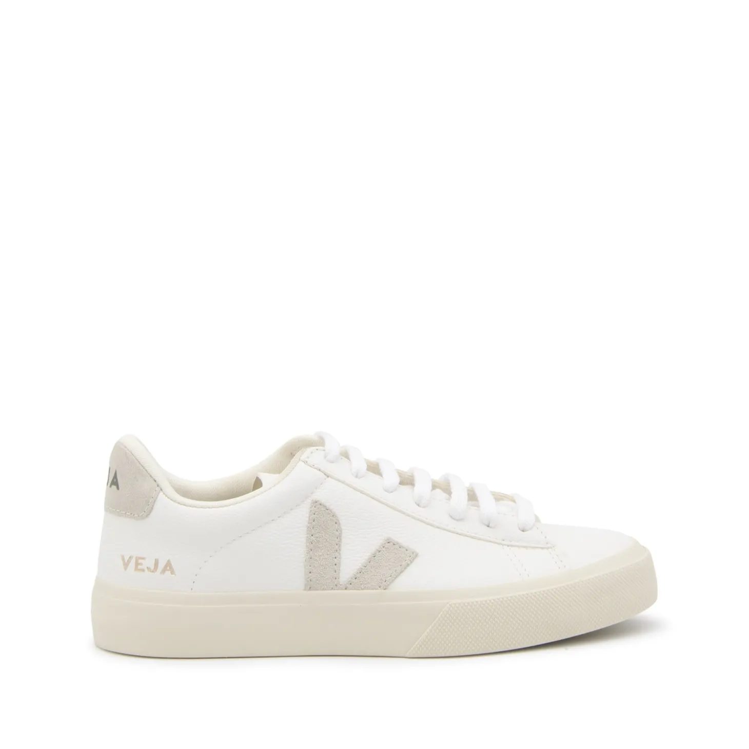 white_and_natural_faux_le_0.webp WHITE AND NATURAL FAUX LEATHER CAMPO SNEAKERS