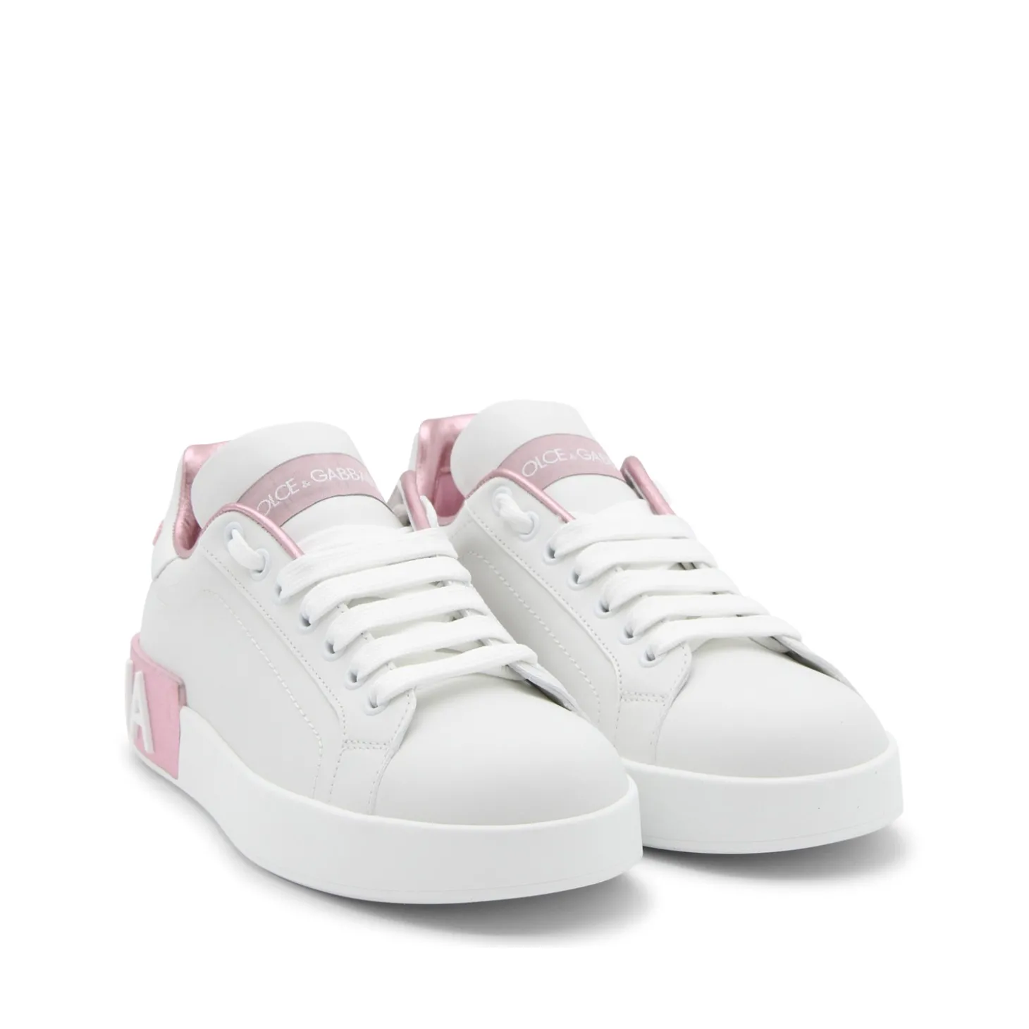white_and_pink_leather_sn_1.webp WHITE AND PINK LEATHER SNEAKERS