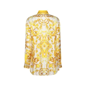 WHITE AND YELLOW SHIRT