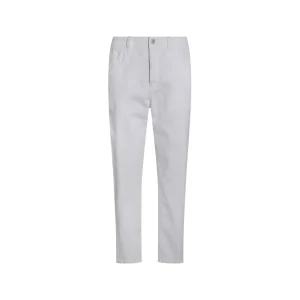 WHITE COTTON DENIM JEANS